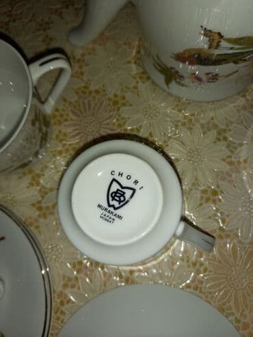 сервиз чайный: Чайный набор, цвет - Белый, Фарфор, 6 персон, Япония — 4