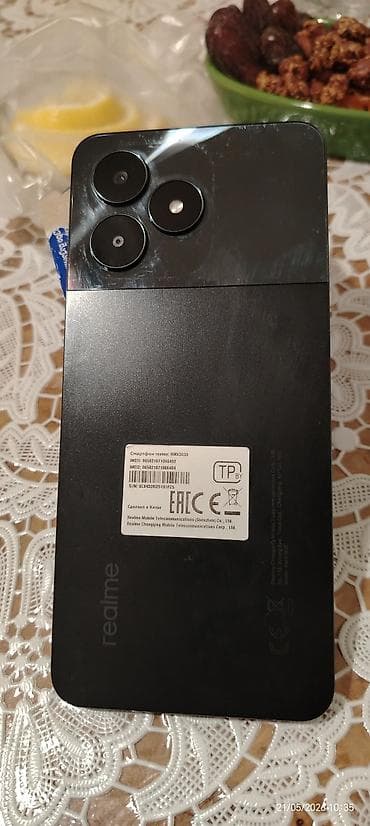 dji osmo mobile se: Realme C51, 128 GB, rəng - Qara, Barmaq izi, İki sim kartlı, Face ID — 4