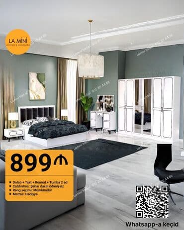 купить семена: İkinəfərlik çarpayı, Termo, 2 tumba, Dolab, Azərbaycan, Yeni — 1