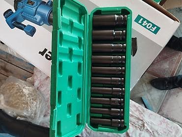 Uzun tip qalın divarlı ucluq (nasadka) dəsti - 1/2" kvadratlı uzun