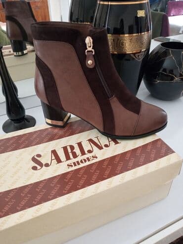 qış botları: Ölçü: 38, rəng - Qəhvəyi, Yeni — 4