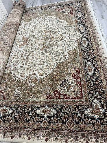 palas: İran üslubunda naxışlı xalça -Ölçü 5x6 - Material: sıx toxunuşlu — 1