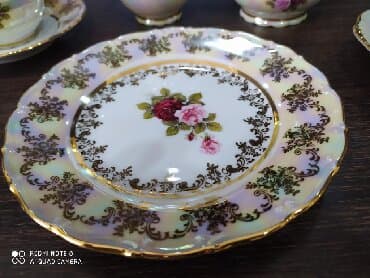 qədim mis qablar: Nahar dəsti, rəng - Ağ — 4