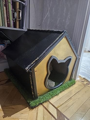 Məhsul: Pişik üçün ev və daşıma çantası dəsti,teze qul qabisi ve 10