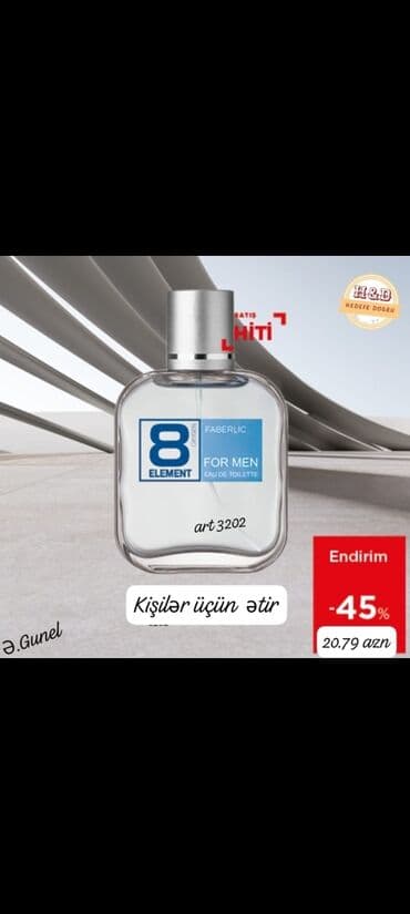 8 Element ətri ətriyyatçı Janek Kozheliuch tərəfindən xüsusi olaraq