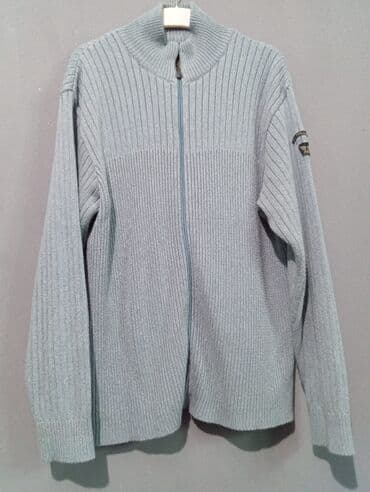 türkiyənin kişi cemperləri: Sviter, Paul Shark, XL, rəng - Boz — 2