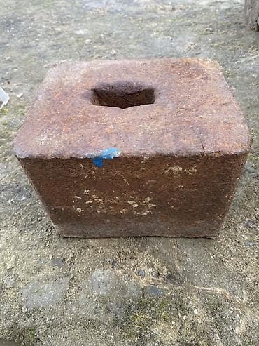 das aboylar: Dəmir yük balığı / metal çəkisi - Material: massiv tökmə dəmir - — 1