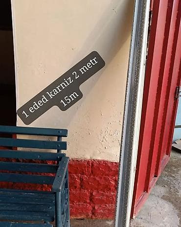 lambirin tavan: Karniz – 1 ədəd - Uzunluq: 2 metr - Material: metal-alüminium əsaslı - — 1