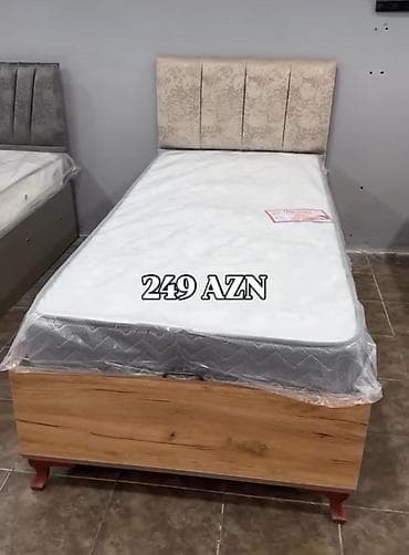 Tək nəfərlik çarpayı və döşək dəsti. - Qiymət: 249 AZN (şəkildə