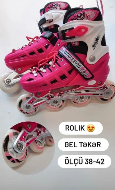 Rolik, kaykay 🛼 🔸️Ölçüsü 38-42 📐 🔹️Professional roliklər 📌 🔹Gel və
