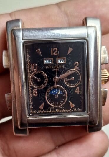 Eynəklər: İşlənmiş, Qol saatı, Patek Phillipe, rəng - Qara — 1