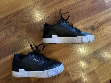 Subaru: Puma idman ayaqqabısı - Rəng: qara, ağ altlıqla - Material — 6