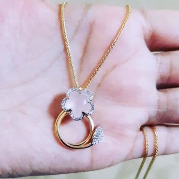 tək qaş: Boyunbağı, Sarı qızıl, 585 Əyar — 3