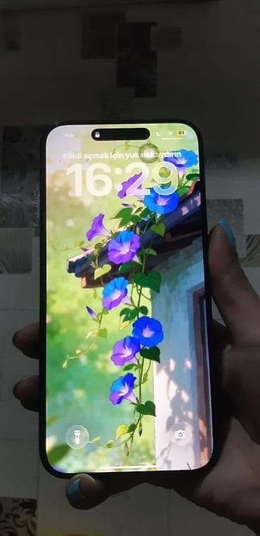 telfon ucuz: IPhone 15 Pro Max, 512 GB, Mavi, Zəmanət, Face ID, Sənədlərlə — 3