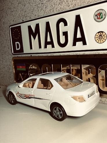 Məhsul: DENA Turbo oyuncaq avtomobil modeli - Korpus: ağ rəngli