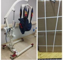 əl arabaları: Elektrikli xəstə qaldırıcı kran - Məqsəd: yataqdan arabaya, arabadan — 5