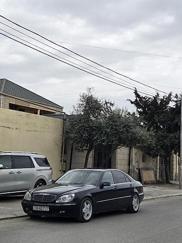 diffuser satisi: Mercedes-Benz S-Class sedan (W220), qara rəng. Zapçasta aid hər şey — 2
