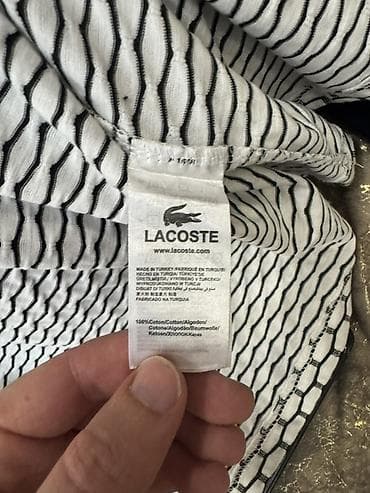 köyney: Köynək, Lacoste, XL, rəng - Ağ — 4