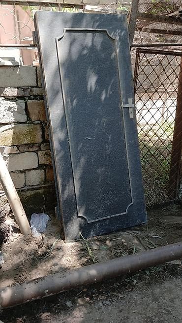 gence qapi: Dəmir qapı və çərçivə dəsti - Material: qalın metal təbəqədən — 1