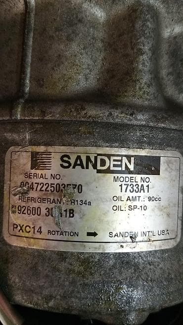 tap az range rover: Nissan sentranindi Təsvir: - Kəmər kasnaqlı AC kompressor qurğusu - — 5