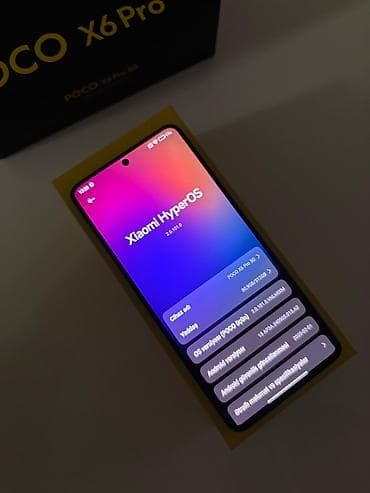 telefon case: Poco X6 Pro 5G, 512 GB, rəng - Qara, Face ID — 4