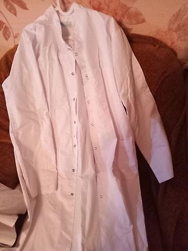 hekim geyimi: Ağ rəngli tibbi xalat dəsti - Model: klassik tibbi xalat kişi ve — 4