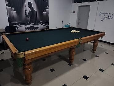 Спортивные игры: Bilyard masası – klassik rus bilyardı üçün - Korpus: təbii ağacdan — 1