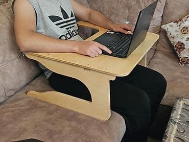 Kompüter masası, Qatlanan, Taxta, Dördbucaq masa — 2