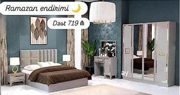 mebel qapılar: Yataq dəsti – sifarişlə hazırlanır Rəng seçimi mövcuddur Dəstə — 1