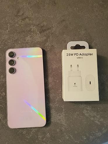 philips xenium 9@9s: Samsung Galaxy A55, 128 GB, rəng - Bənövşəyi, Sensor, Barmaq izi, Simsiz şarj — 2