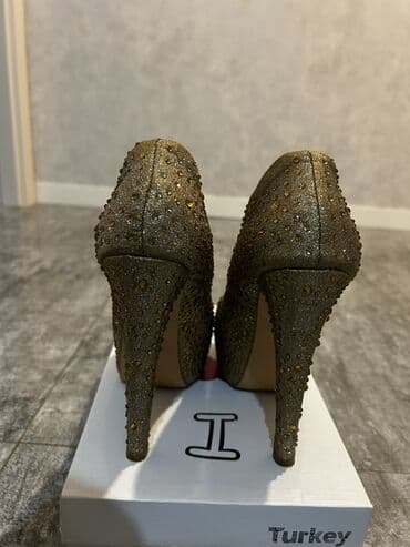 BYD: Tuflilər, Ölçü: 38, rəng - Qızılı, İşlənmiş — 3