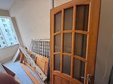 samdan: 4 ədəd taxta qapı satılır təmiz şam taxtası — 1