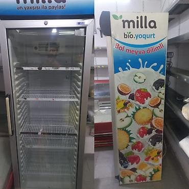 Vitrin tipli soyuducu – Uğur markası. - Şüşə qapılı, tək qapı - 4 ədəd