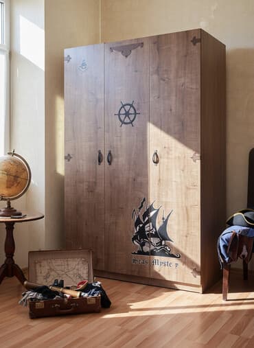 genç odası: Oğlan üçün, İşlənmiş, Yazı masası, Dolab — 2