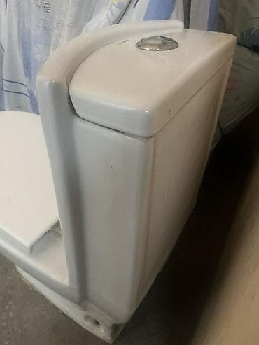 unutaz: Süni markalı kombo unitaz (baklı), üst qapaqlı. - Material: sanitar — 5