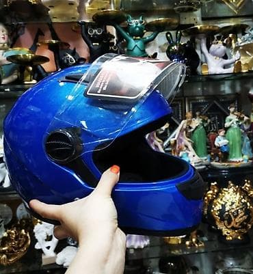 nissan matoru: Tam üzlü motosiklet dəbilqəsi - Tip: Full-face (vizorlu) - Material — 9