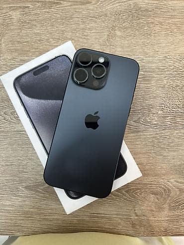 IPhone 15 Pro, Black Titanium, Simsiz şarj lalafo.az -da IPhone 15 Pro, Black Titanium, Simsiz şarj