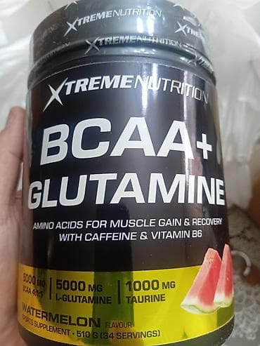 BCAA + Glutamine idman qida əlavəsi. Əzələ kütləsinin artırılması və