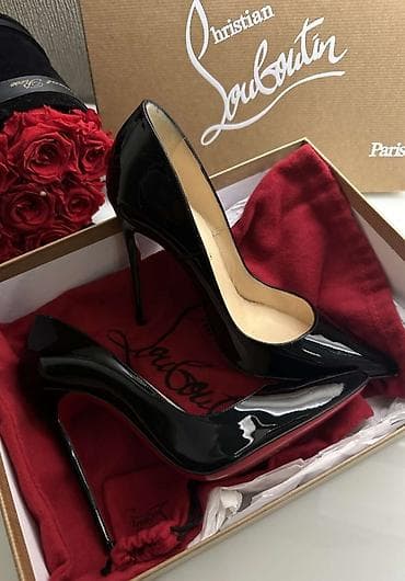 Tuflilər: Christian Louboutin qara laklı stiletto ayaqqabılar 
Tezedi — 1