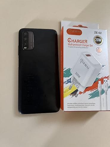 xiaomi redmi 9 t: Redmi 9T, 128 GB, rəng - Qara, Face ID — 6