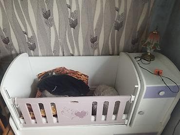 nil yataq desti: Oğlan və qız üçün, Dördbucaq, Beşik, Yellənmə mexanizmsiz — 2