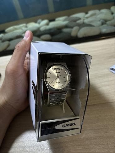 Новый, Наручные часы, Casio, цвет - Серебристый — 4