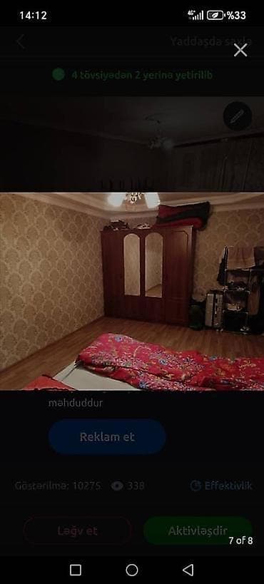 mesdaga ev: Salam Qara qarayevde metroya 5 deyqelik mesafede bir nefer üçün ev — 3