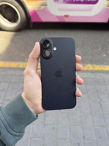 IPhone 16, 128 GB, Qara, Face ID lalafo.az -da IPhone 16, 128 GB, Qara, Face ID