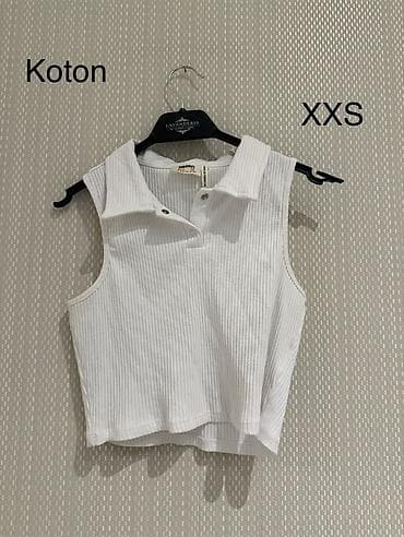 polo kurtka: Polo köynək, 2XS, rəng - Ağ — 1