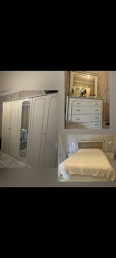 işlemiş mebel: Yataq dəsti satılır 750₼. Yaxşı vəziyyətdədir. Matrası var.Ünvan — 1