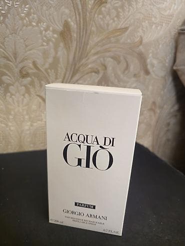 Gözəllik və sağlamlıq: "Acqua di Giò Parfum" hədiyyə edilib. Qutusu açılıb və ətirin qoxusunu — 4