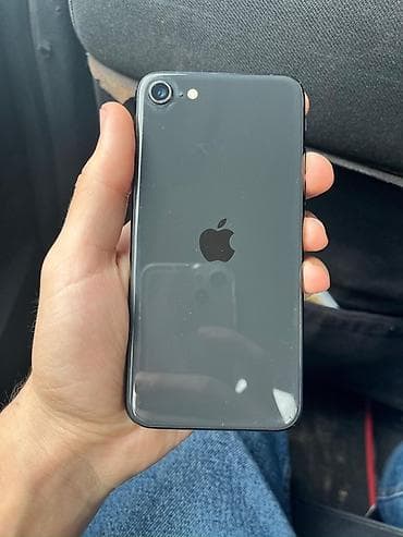 noutbuklar ikinci əl: IPhone SE 2020, 64 GB, Qara, Barmaq izi — 1
