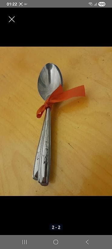 romanson saat bakida: SSSR.1957 ci il.
Moskva.B.U.M.

6,ədəd,desert,qaşıqları,NERJ — 2