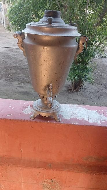 od: Klassik metal samovar - Material: möhkəm metal gövdə, dekorativ — 1